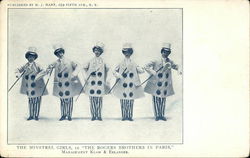 The Minstrel Girls, in "The Rogers Brothers in Paris," Management Klaw & Erlanger Theatre Postcard 