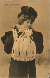 Mrs. Leslie Carter Postcard