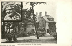 Crow's Nest, Home of the Late Joe Jefferson Postcard