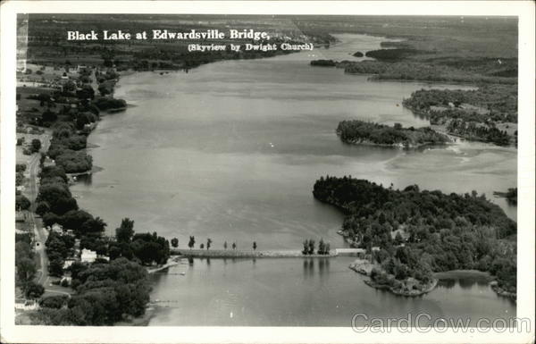 Black Lake at Edwardsville Bridge New York