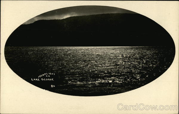 Moonlight on Lake George New York