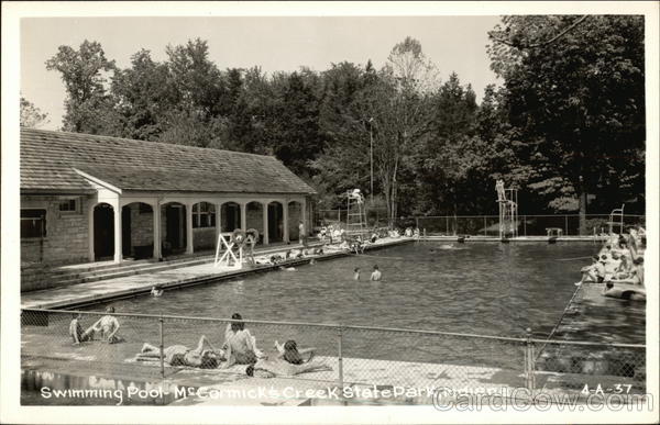 McCormick's Creek State Park - Swimming Pool Spencer Indiana