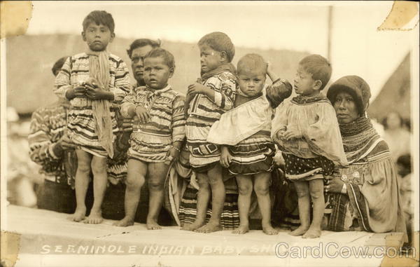 Seminole Indian Baby Show Native Americana