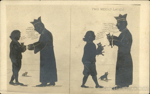 Are these Catholic kittens? Religious