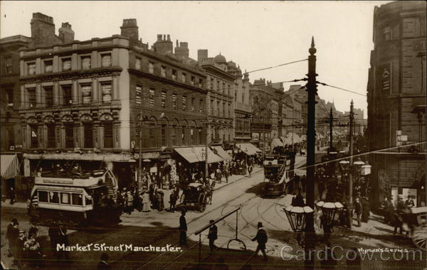Market Street Manchester England Greater Manchester