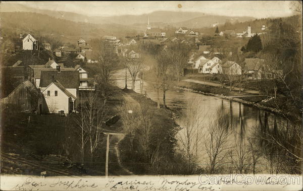 View of Town South Londonderry Vermont