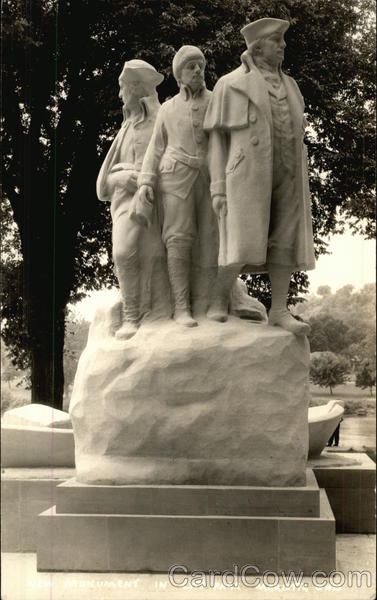 Monument in City Park Marietta Ohio