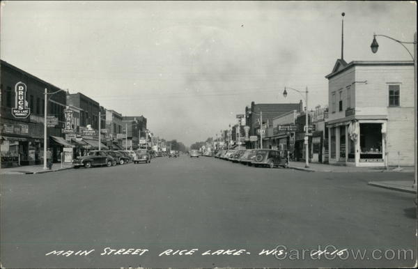 Main Street Rice Lake Wisconsin
