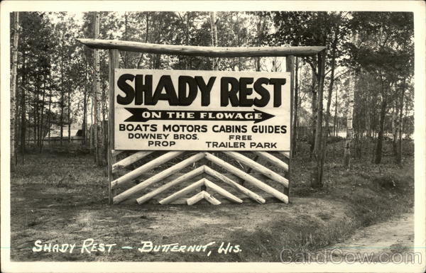 Shady Rest Butternut Wisconsin