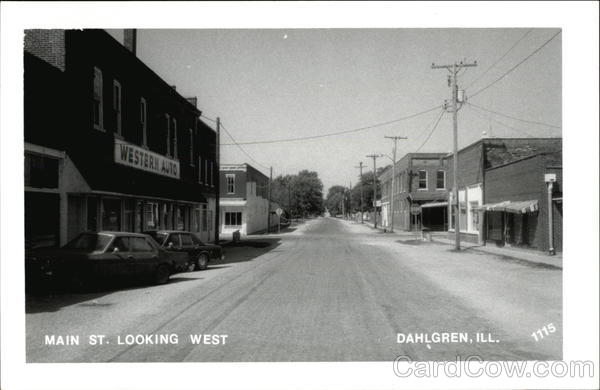 Main Street Looking West Dahlgren, IL