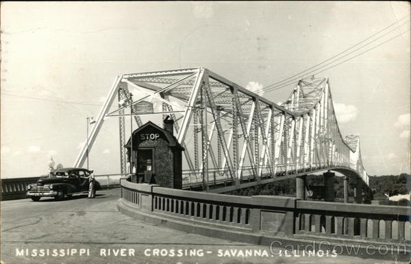 Mississippi River Crossing Savanna Illinois