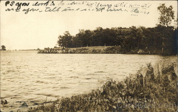 Pleasant Point, St. Joseph River Elkhart Indiana