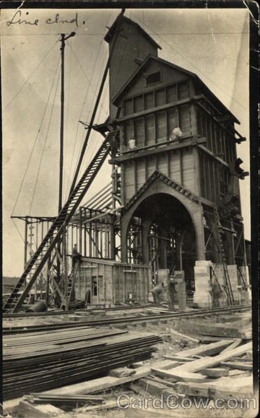 Grain Elevator, Railroad - Under Construction Indiana