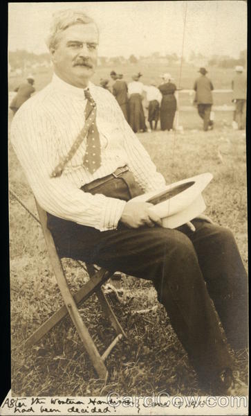 Photographic portrait of a man at an outdoor event Joplin Missouri