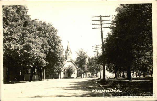 Street Scene Mancelona Michigan