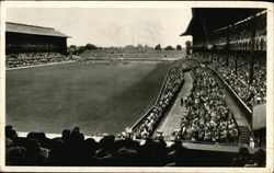 "Triumphant Kingdom" Assembly of Jehovah's Witnesses, Rugby Union Ground, July 27-31, 1955 Postcard