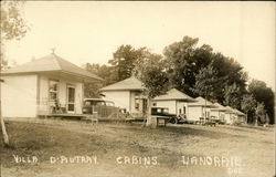 Cabins, Villa D'Autray Lanoraie, QE Canada Misc. Canada Postcard Postcard