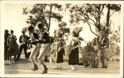 Native Americans dancing at the Grand Canyon National Park Arizona Postcard Postcard