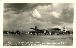 Avianca and Panagra air camp Postcard
