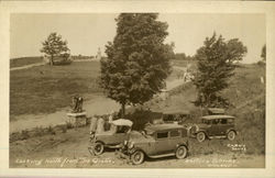 Looking north from The Grotto, Martyrs' Shrine Postcard