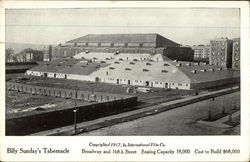 Billy Sunday's Tabernacle New York, NY Postcard Postcard