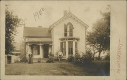 Victorian House, Lawnmower, 1081 W. Main St. Postcard
