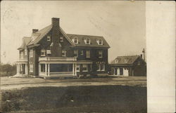Large new home in 1908 Postcard