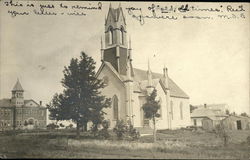 View of Church Postcard