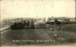 Bird's Eye View of Town Postcard