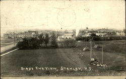 Bird's Eye View of Town Stanley, ND Postcard Postcard