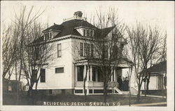 Residence Scene Groton, SD Postcard Postcard