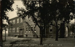 West Side School Vermillion, SD Postcard Postcard