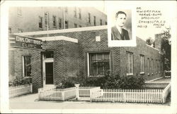 Dr. H. W. Ortman - Nerve-Bone Specialist Postcard