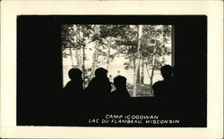 Camp Icogowan Lac du Flambeau, WI Postcard Postcard