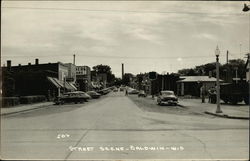 Street Scene Baldwin, WI Postcard Postcard