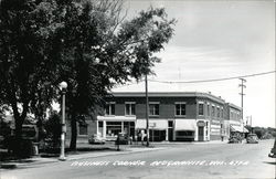 Business Corner Postcard