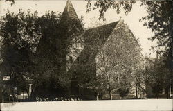 Baptist Church Fairbury, NE Postcard Postcard