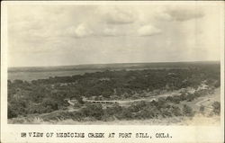 View of Medicine Creek Fort Sill, OK Postcard Postcard