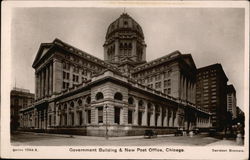 Government Building & New Post Office Postcard