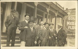 Group of Men East St. Louis, IL Postcard Postcard