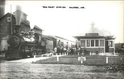 Big Four Station Postcard