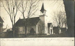 Methodist Church Chapman, KS Postcard Postcard