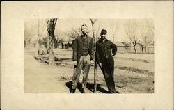 Two Men Lindsborg, KS Postcard Postcard