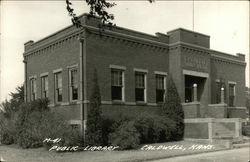 Public library Caldwell, KS Postcard Postcard