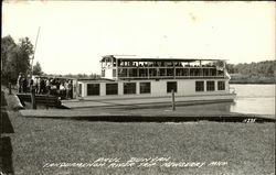 Paul Bunyan, Tahquamenon River Trip Newberry, MI Postcard Postcard