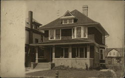 Photo of new house at 161 Connecticut Avenue in 1909 Postcard