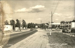 Street Scene Houghton Lake, MI Postcard Postcard