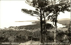 Copper Harbor and Lake Fanny Hoe from Brockway Mountain Postcard