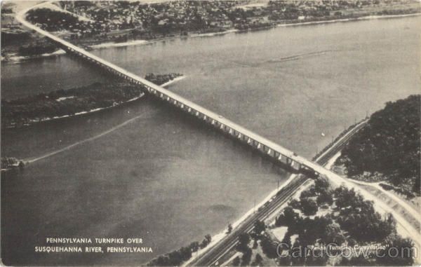 Pennsylvania Turnpike Over Susquehanna River Scenic