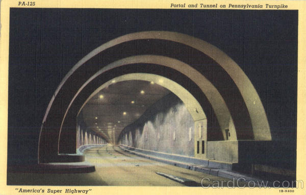 Portal And Tunnel On Pennsylvania Turnpike